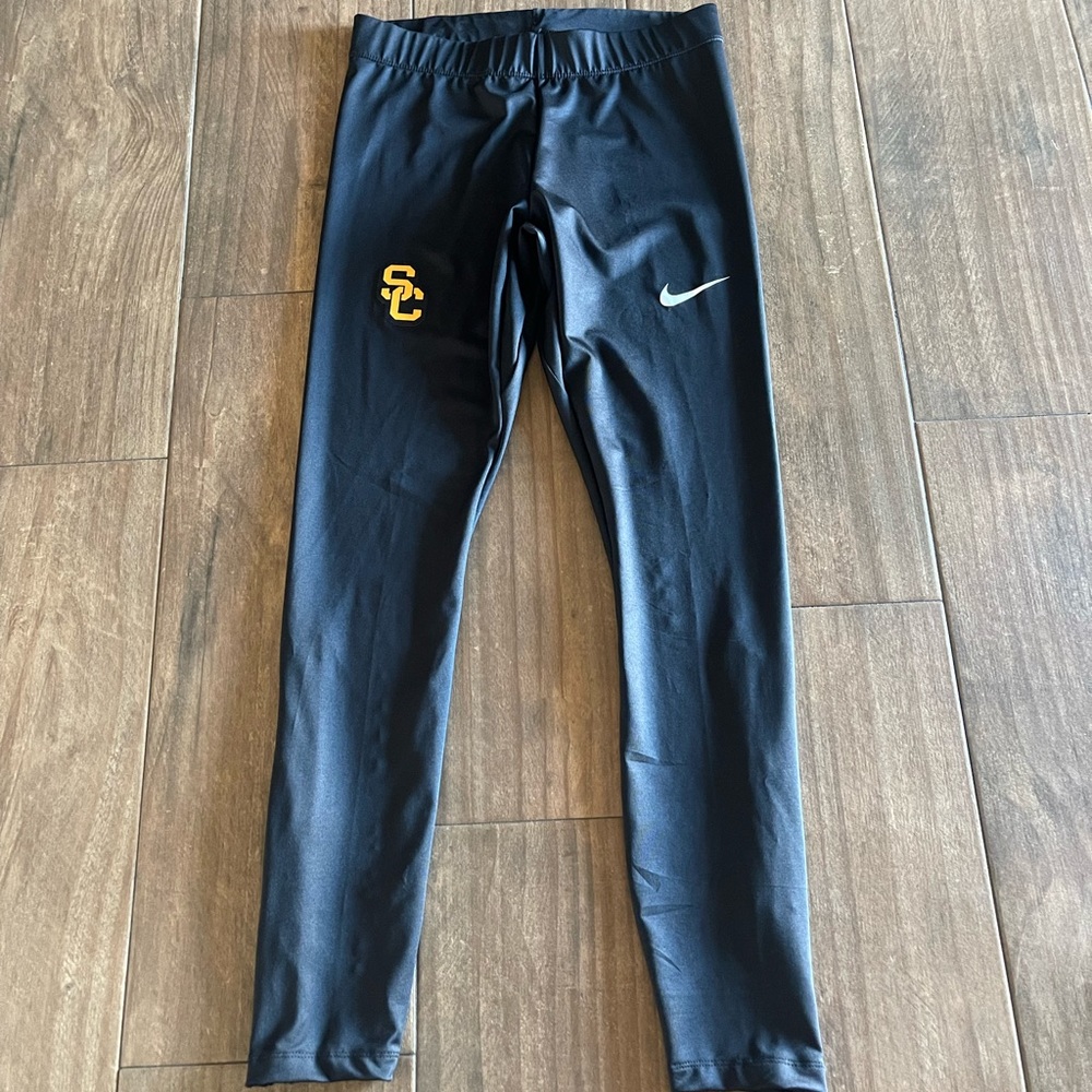 Nike USC Trojans Custom Fast Full Length Running Tight Women's M